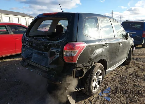 2014 Subaru Forester 2.5I z USA, uszkodzony, nr VIN JF2SJAAC1EH479625